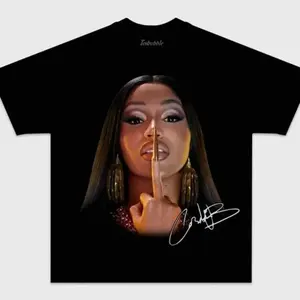 2026 New 100% Premium Cotton Sustainable CARDII B TEE, Rapper shirt, Big face Sweatshirt, Gift for Him Gift for Her, Fan Gift, rap merch shirt, Graphic Tees GN WZI SIZUnisex Boxy Fit Heavyweight Tee