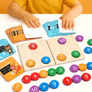 Math Learning Toy Set for Kids, Counting & Addition/subtraction Games, Early Math Skills Development, Boys Girls Gift Idea, Math Learning Tools