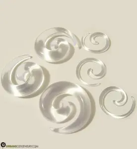 Acrylic Clear Spirals