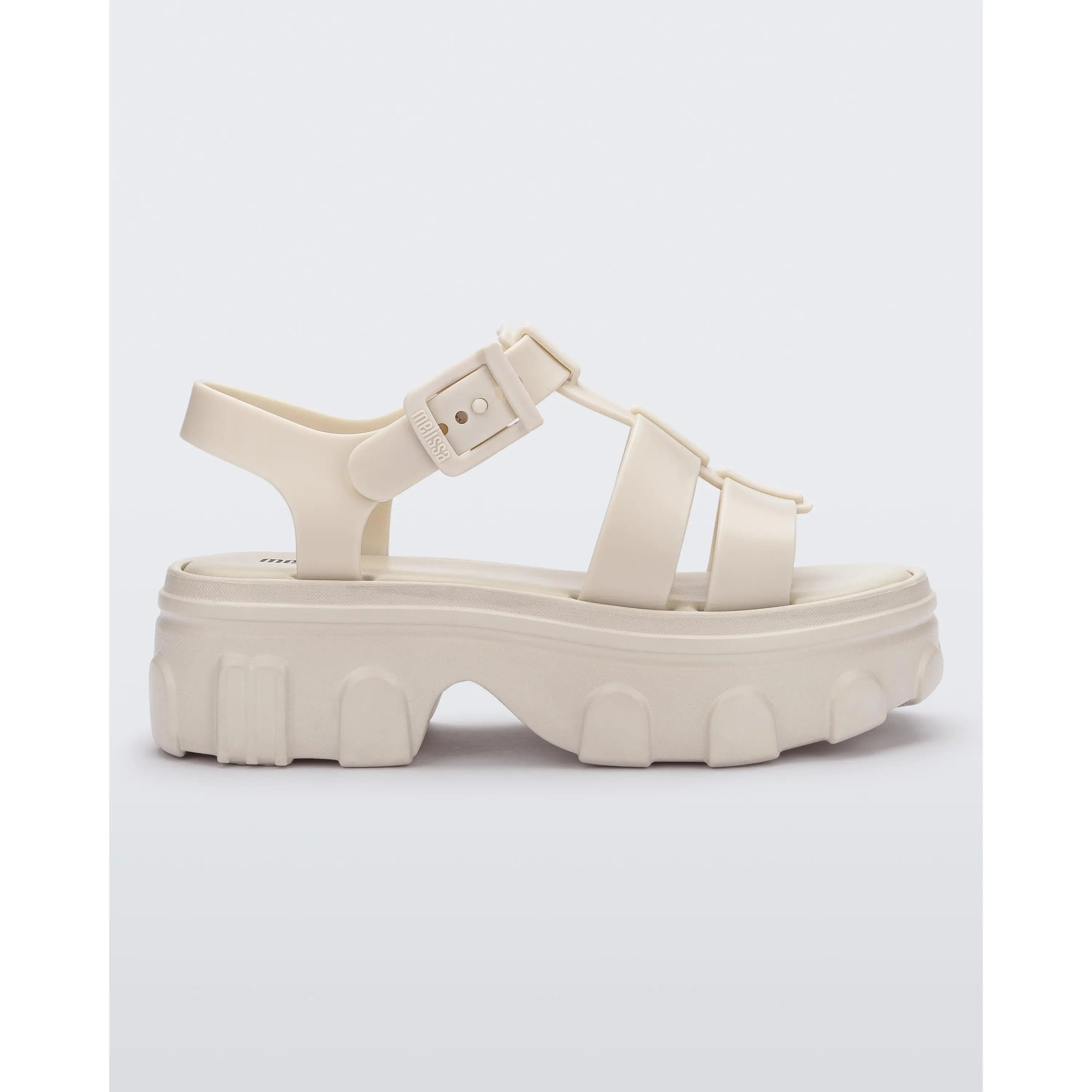 Melissa Ella Chunky Sandal for Women - Textured Sole, Fisherman Style Upper, Light-as-Air Insole