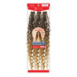 Outre Crochet Braids X-Pression Twisted Up 3X Boho Moisture Deep Braid 22"