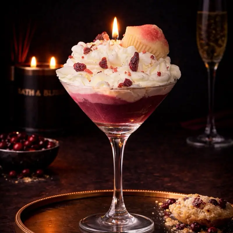 Sweet Indulgence Martini Dessert Candle
