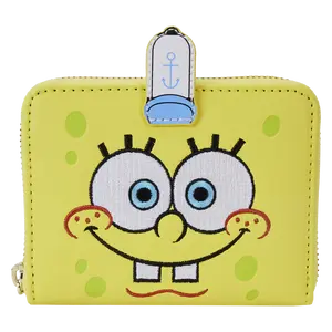 SpongeBob SquarePants 25th Anniversary Cosplay Zip Around Wallet SpongeBob SquarePants 25th Anniversary Cosplay Zip Around Wallet