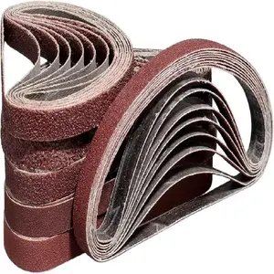 Alumina Sand Belt, Heavy Duty Industrial 60/80/120/180/240/600 Grit Sand Belt, Abrasive & Finishing Products, Suitable for Wood Grinding and Leveling