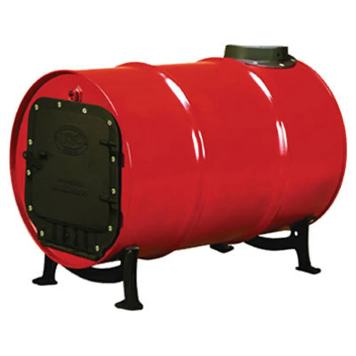 212 MAIN Cast Iron Barrel Stove Kit, US Stove BSK1000 Woodburning Model, Fits Drums, Includes Door, Heat Radiator for Home Use