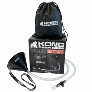 Kong Double Bong Funnel | Dual Tube Drinking Funnel for Party Games, Tailgates, Festivals & Celebrations