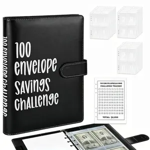 100 Envelopes Wealth Saving Challenge, Budget Organizer Binder, Savings Challenge Workbook, Money Storage Notebook, Personal Budget Planner, Birthday Presents Fund Tracker