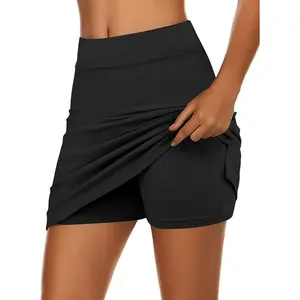 Ekouaer Women's Active Performance Skort Lightweight Skirt for Running Tennis Golf Workout Sports