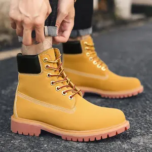 Unisex Casual Durable Outdoor Hiking Boots - Trendy Men's Fashion Real Shoes