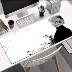 Gaming Accessories Mouse Pad Tokyo Ghoul Mousepad Anime Cartoon Large Mouse Mat - Japanese Manga Art Mousepad - Desk Mat - Home Decor - Office Supplies