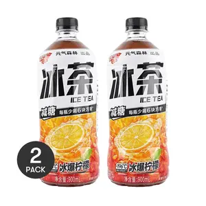 Chi Forest Sugar Reduced Iced Tea Lemon Flavor 900ml  Each  Pack of 2