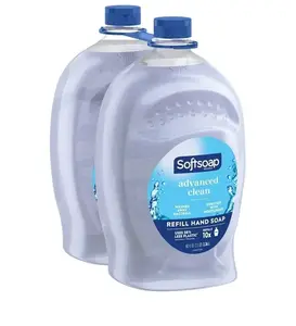 Softsoap Advanced Clean Liquid Hand Soap Refill 80 fl. oz. Multi-Pack Options for Extended Use & Hygiene