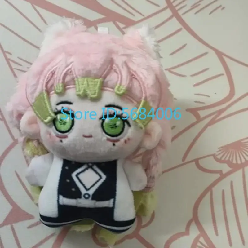 10cm Anime ‌Kanroji Mitsuri Plush Doll  Kimetsu no Yaiba Cartoon Cosplay Stuffed Toy Birthday Gift