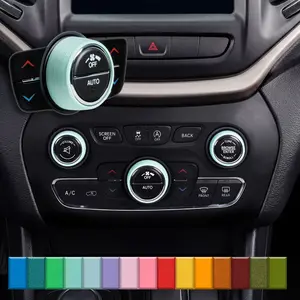 For Jeep Cherokee 2014-2023 - Knob Press-Fit Covers | 3-Knob Set Choose Your Color! Precision Fit For a Snug Fit That Stays In Place With No Tape or Adhesive. Made with High Quality Materials That Won't Warp or Fade! Made In The USA