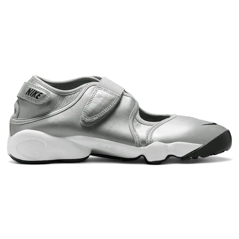 Nike Air Rift Leather Metallic Silver Sail (Women's) (women) by StockX