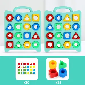 Children's Desktop Game, Parent-Child Interactive Shape Matching Game, Logical Thinking Training Toy