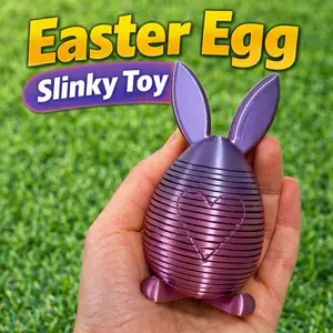 Easter Egg Slinky Toy - Super Flexible Spring Toy Easter Egg Slinky Toy - Super Flexible Spring Toy