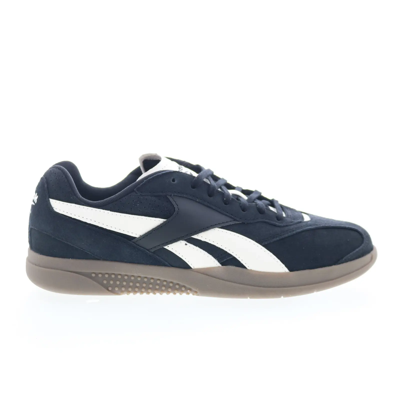 Reebok Hammer Street Mens Black Suede Lace Up Lifestyle Sneakers Shoes