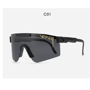 Unisex Viper C1 Blue Windproof Sports Eyewear - 1.4mm Thickness PC Frame, Adjustable Frame, Polarized Safety Lens for Outdoor Work Protection