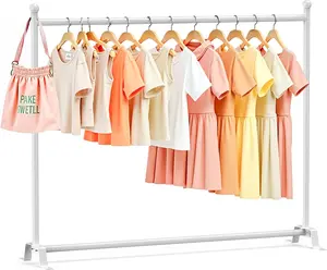 Christmas Stocking Holder Stand with 10 Hooks, 45” Freestanding Stocking Hanger Rack, Heavy Duty Metal Floor Stand for Holiday Decor, Stable White Stocking Display for Fireplace Alternative