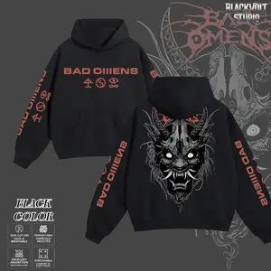 Retro Bad Omens Demon Mask Heavy Metal Rock Graphic T-Shirt, Retro Rock Band Tee, Metal Music Shirt, Rock and Roll Gift for Men & Women, Vintage Music Shirt, Alternative Rock Band Tee