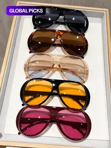 5 Pairs Y2K Street Style Women's Plastic, Trendy Casual Leopard Pattern Sunglasses, Perfect for Beach Vacations, Driving and Night Out, Stylish Accessories for Every Occasion