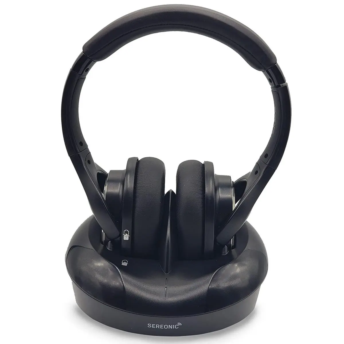 Serene Innovations SRN-WH-100-BK WH100 Wireless TV Headphones, Black