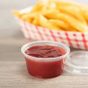 [2,500 ct] 2 oz PP Plastic Portion Cups, Clear