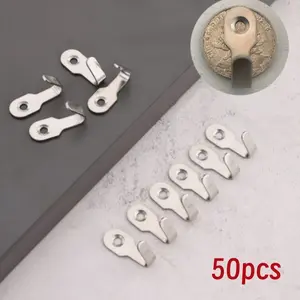 50pcs mini hooks, multifunctional hooks for hanging small items in bathrooms, kitchens, and behind doors