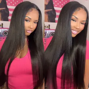 【Blend Natural】UNice Upgrade V Part Glueless Kinky Straight Human Hair Wig with Drawstring No Leave Out Beginner Friendly Easy to Install #greenish #TikTokShopSpringGlowUp