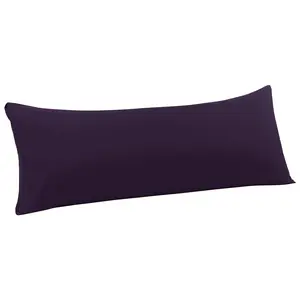 PiccoCasa Body Pillowcase Brushed Microfiber Body Pillow Cover, (20"x60") Purple