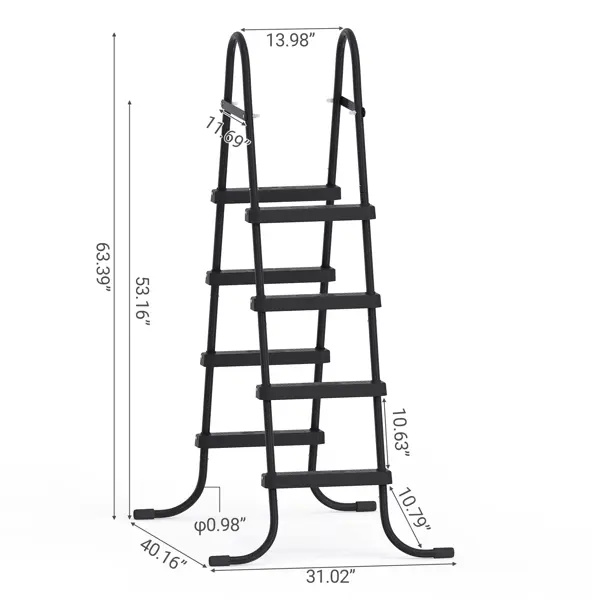 4-Step,52in,Black