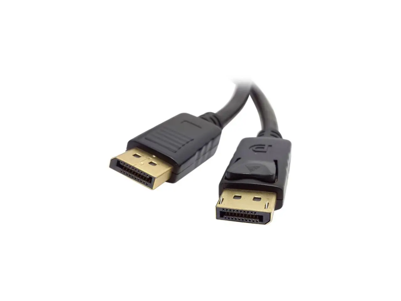 Unirise DP-06F-MM 6ft Black DisplayPort Cable M-M w/ Latches Unirise DP-06F-MM 6ft Black DisplayPort Cable M-M w/ Latches