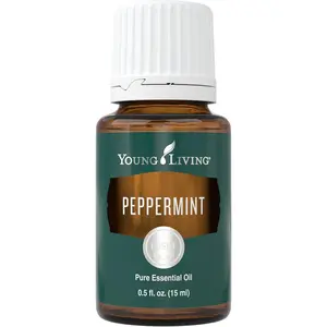 Peppermint Essential Oil 15ml by Young Living - Invigorating Aroma and a Cooling Sensation, Fatigued Muscles - Supports Gastrointestinal System Comfort, Fresh, Minty Flavor to Foods