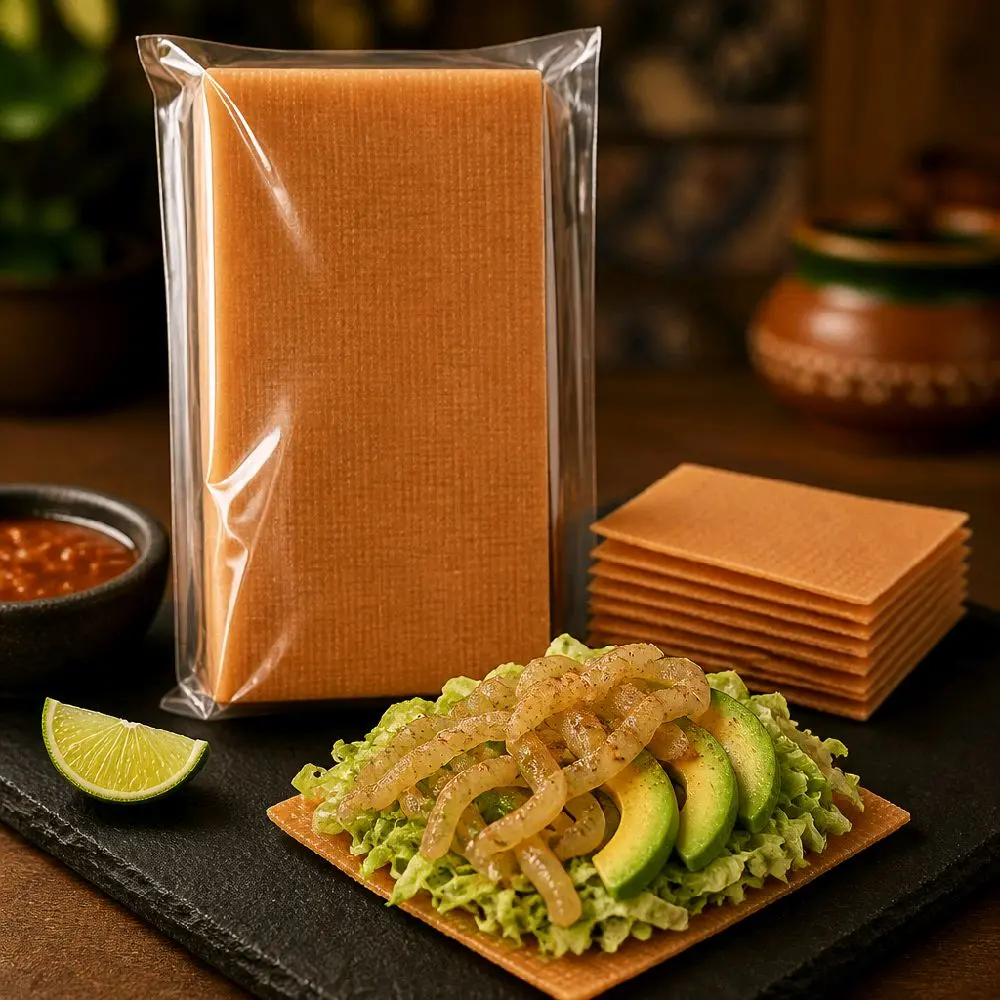 Pasta para chicharrones De Harina Cuadro Grande  1 Libra