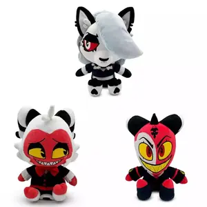 New Hazbin Hotel Loona Blitzo Plush Toy Extremely Evil Boss Cartoon Softed Peripheral Doll Hell Inn Clown Pillow Boy Girl Gift