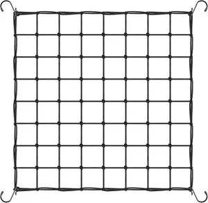 4x4Ft Elastic Trellis Netting for Grow Tent,Flexible Scrog Plant Net with Hooks