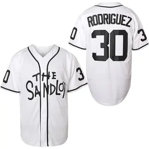 The Sandlot Baseball Jersey#30 Benny The Jet Rodriguez Baseba Michael Squints Paledorous Alan Yeah-Yeah McClennan Men's Jersey S-3XL Athletic Activewear