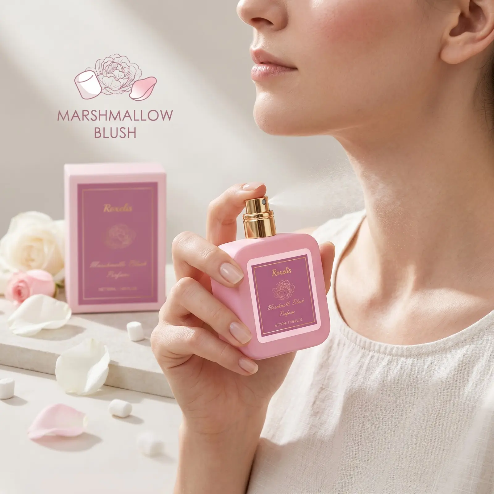 Strawberry Candy Sweet Energy Perfume, Fresh and Sweet, Long-Lasting Scent, Portable Perfume for Dates and Commutes, Multi-Scene Use, Body Perfume