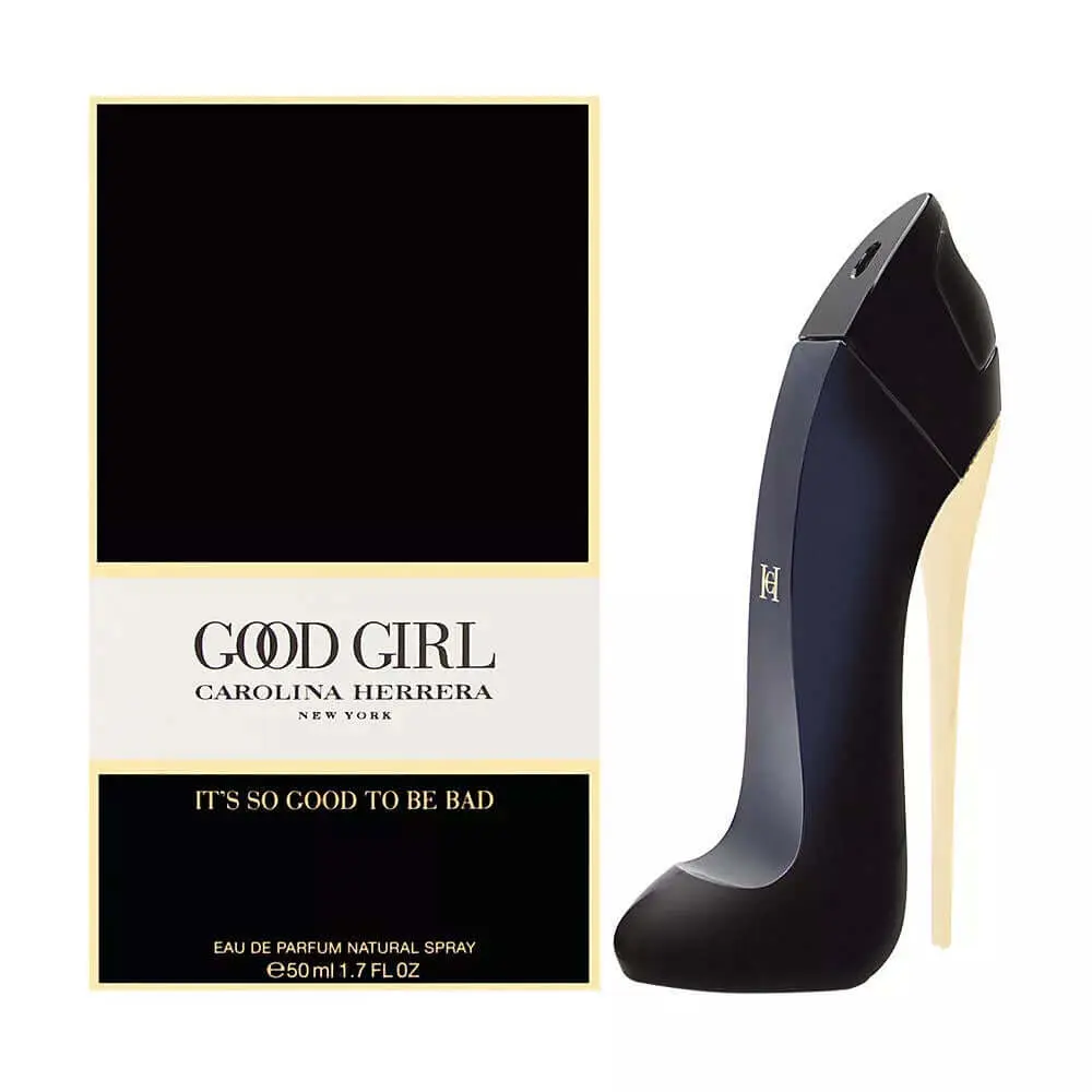 Carolina Herrera Good Girl EDP - Women's Oriental Signature Perfume, Almond Top Notes, Almond Coffee Scent, Exotic Jasmine Sambac, Sandalwood, Cocoa Tonka Warmth, Mystery Vibe, Audacious Yet Charming, 1.7 fl oz, New in Box
