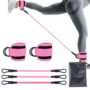 Ankle Straps for Cable Machines Cable Kickback Ankle Strap Ankle Resistance Bands Glute Kickback Ankle Strap for Glute Workouts Leg Extensions Gym