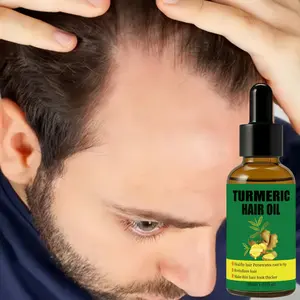 Turmeric Hair Oil for Scalp Care, Strengthens Hair Roots & Nourishes Hair, Improves Fine and Flat Hair，Suitable for all hair types, unisex