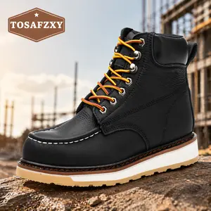 TOSAFZXY Men's Boots Boots for Men Casual Boots Motorcycle Combat Ankle Dress Boots Mens
