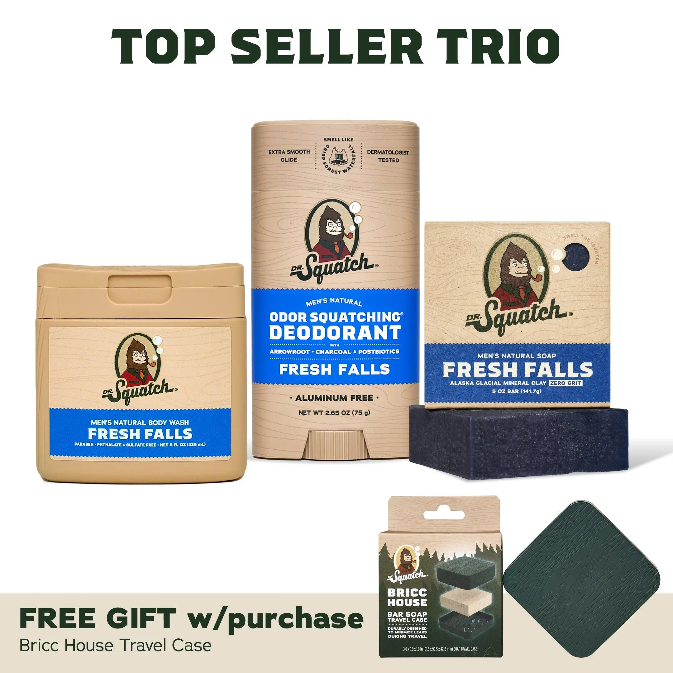 Soap, Deo, Body Wash + Travel Case V2