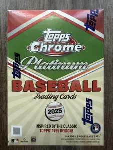2025 Topps Chrome Platinum Anniversary Baseball Value Box Blaster