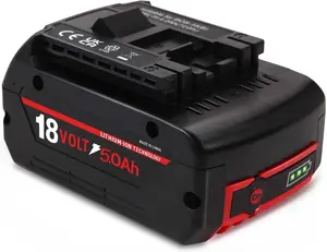 BAT609 , 18V 5.0Ah Li-ion  Replace for Bosch 18V Cordless Power Tools Extended