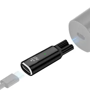 15V HQ8505 Type-C Shaver Adapter Charging Converter for Philips OneBlade QP6510 QP6520 QP6530 Electric Beard Trimmer