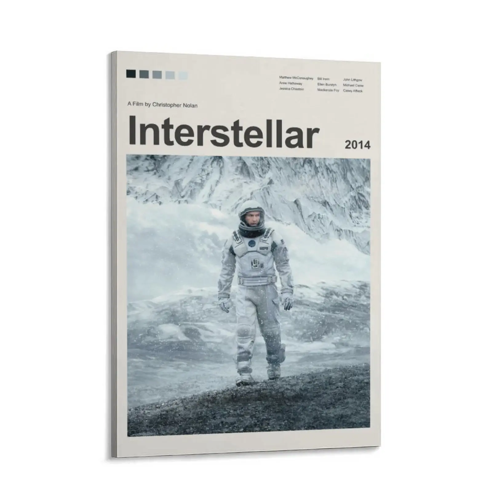 Interstellar Poster, Interstellar Print, Movie , Living Room Poster, Movie Art, Minimalist Movie Poster, Unframed 595 Decoration