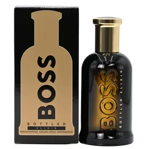 HUGO BOSS Elixir Intense EDP for Men, Bold Confident Scent, Amber Woody Fragrance, 3.4 fl oz, New in Box