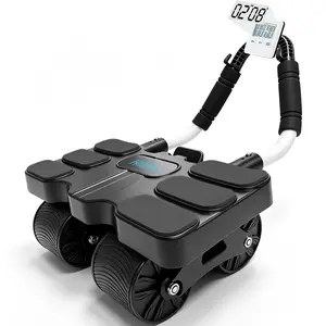 Automatic Rebound Ab Roller with Timer Knee Mat Ergonomic Elbow Support Core Trainer for Women Men Home Fitness Equipment Abdominal Workout Wheel Abdominal Workout Wheel Abdominal Workout Wheel Abdominal Workout Wheel Abdominal Workout Wheel